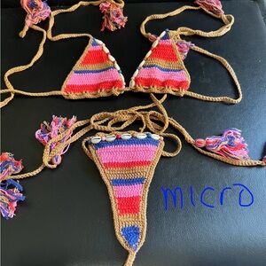 Andi Bagus Micro Crochet Bikini Set